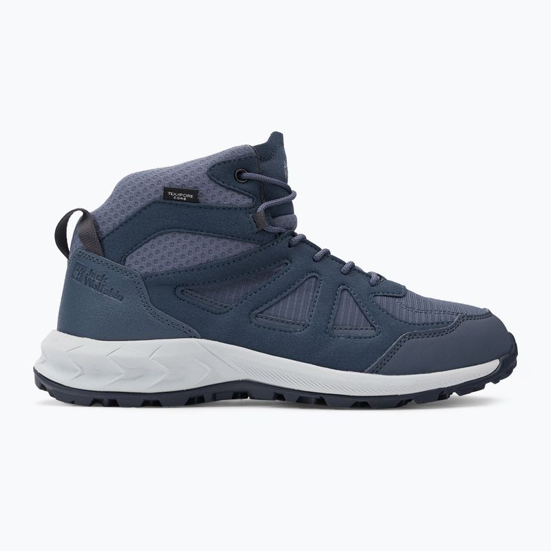 Jack Wolfskin women's trekking boots Woodland 2 Texapore Mid navy blue 4051331 2