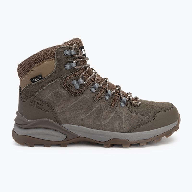 Jack Wolfskin Refugio Texapore Mid cold coffee men's trekking boots 2