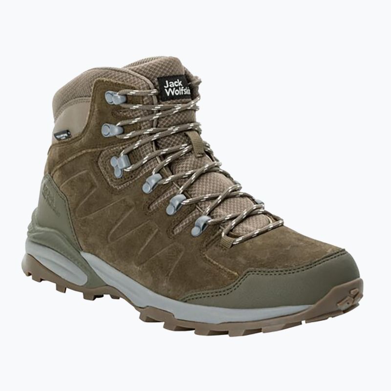 Jack Wolfskin Refugio Texapore Mid cold coffee men's trekking boots 8