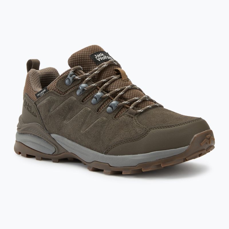 Jack Wolfskin Refugio Texapore Low men's trekking boots cold coffee