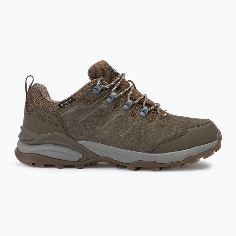 Jack Wolfskin Refugio Texapore Low men's trekking boots cold coffee 2