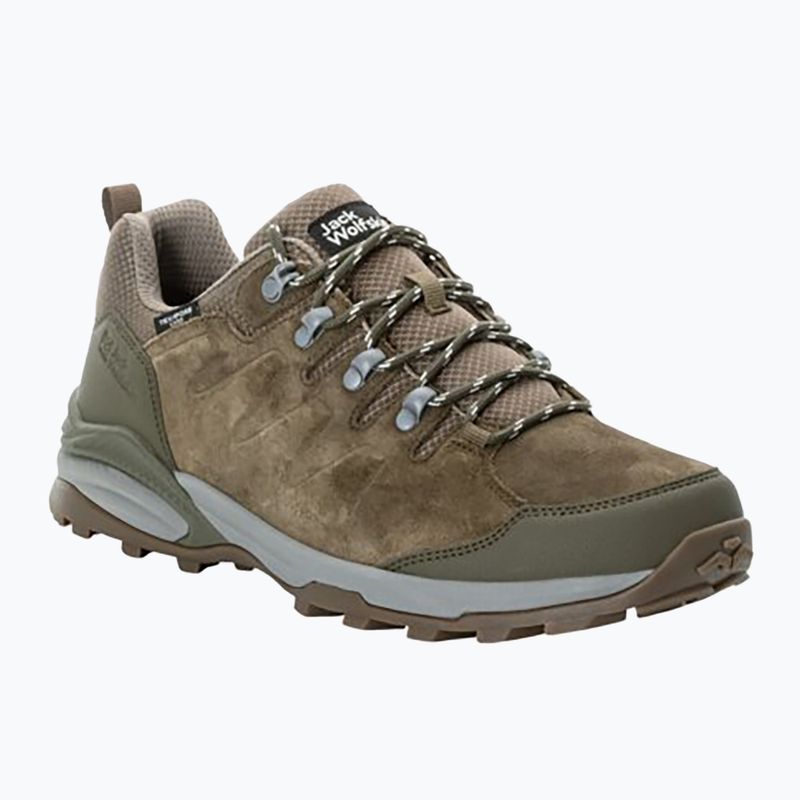 Jack Wolfskin Refugio Texapore Low men's trekking boots cold coffee 8