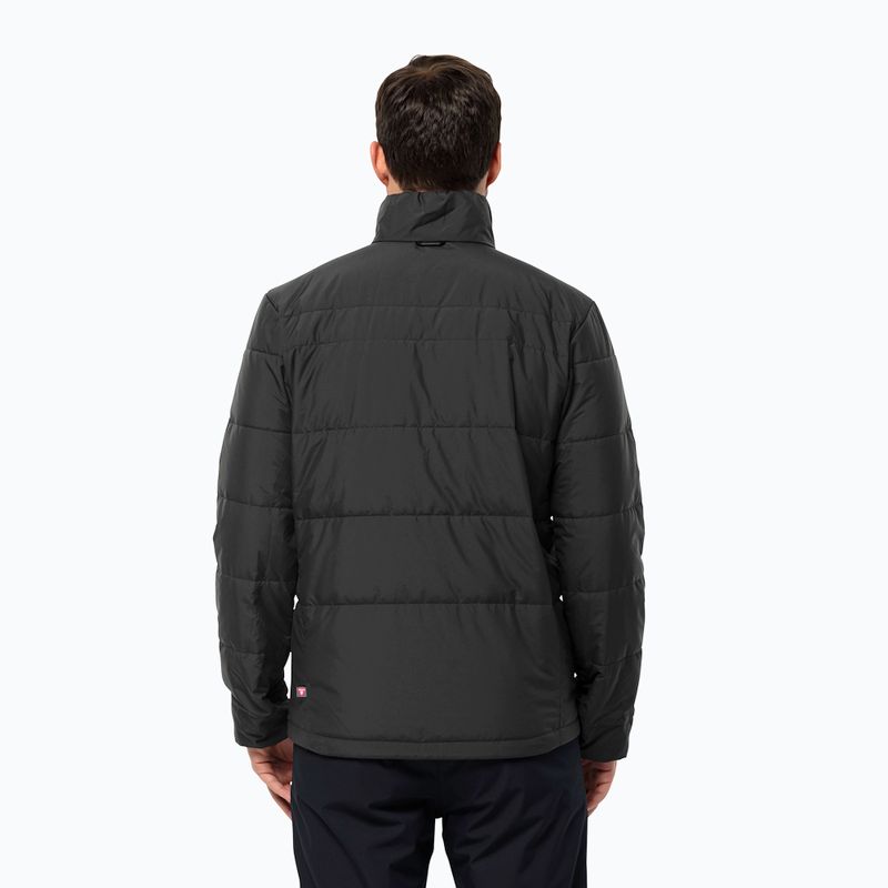 Jack Wolfskin men's Jasper 3in1 rain jacket black olive 4