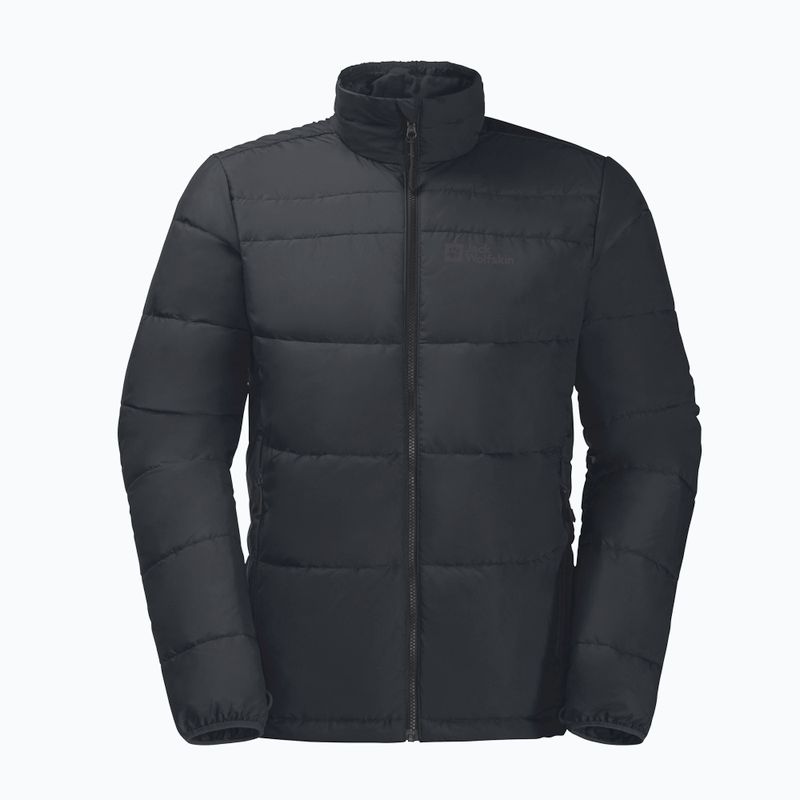 Jack Wolfskin men's Jasper 3in1 rain jacket black olive 9