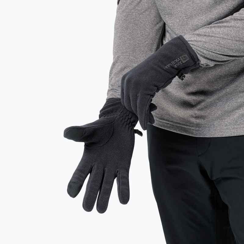 Jack Wolfskin Real Stuff trekking gloves black 4