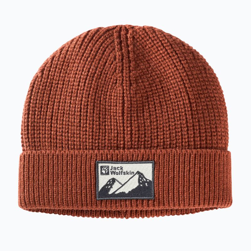 Jack Wolfskin Edo Badge Beanie carmine winter beanie 8