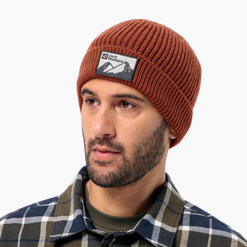 Jack Wolfskin Edo Badge Beanie carmine winter beanie 7