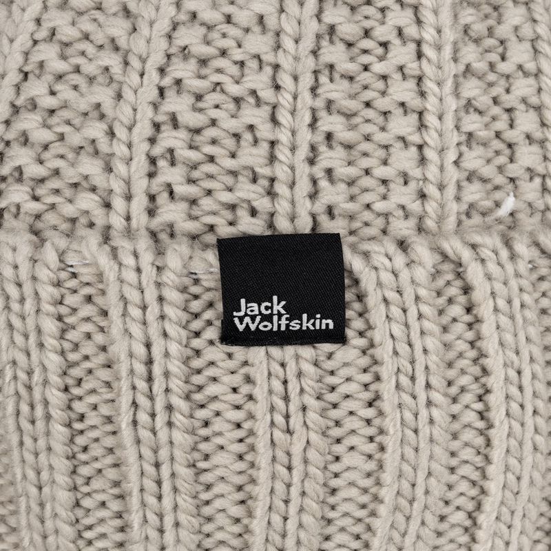 Women's winter beanie Jack Wolfskin Highloft Knit Beanie dusty grey 4