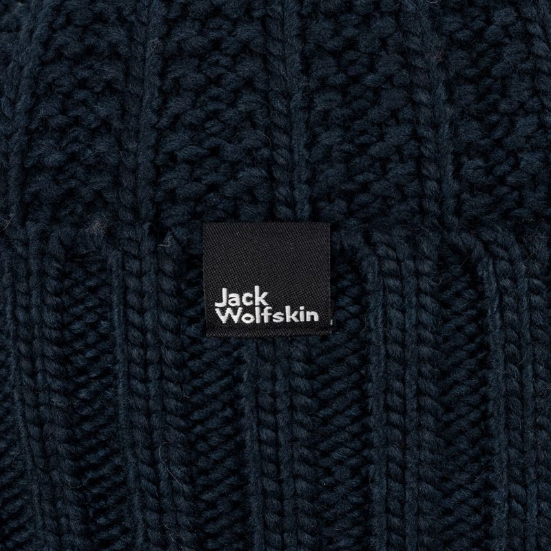 Women's winter beanie Jack Wolfskin Highloft Knit Beanie night blue 6