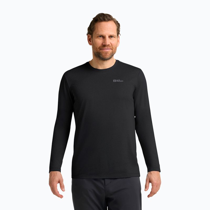 Men's thermal longsleeve Jack Wolfskin Sky Thermal black