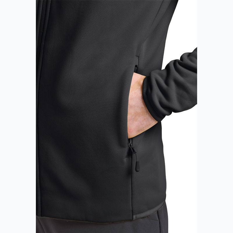 Jack Wolfskin men's fleece sweatshirt Baiselberg Fz black 5