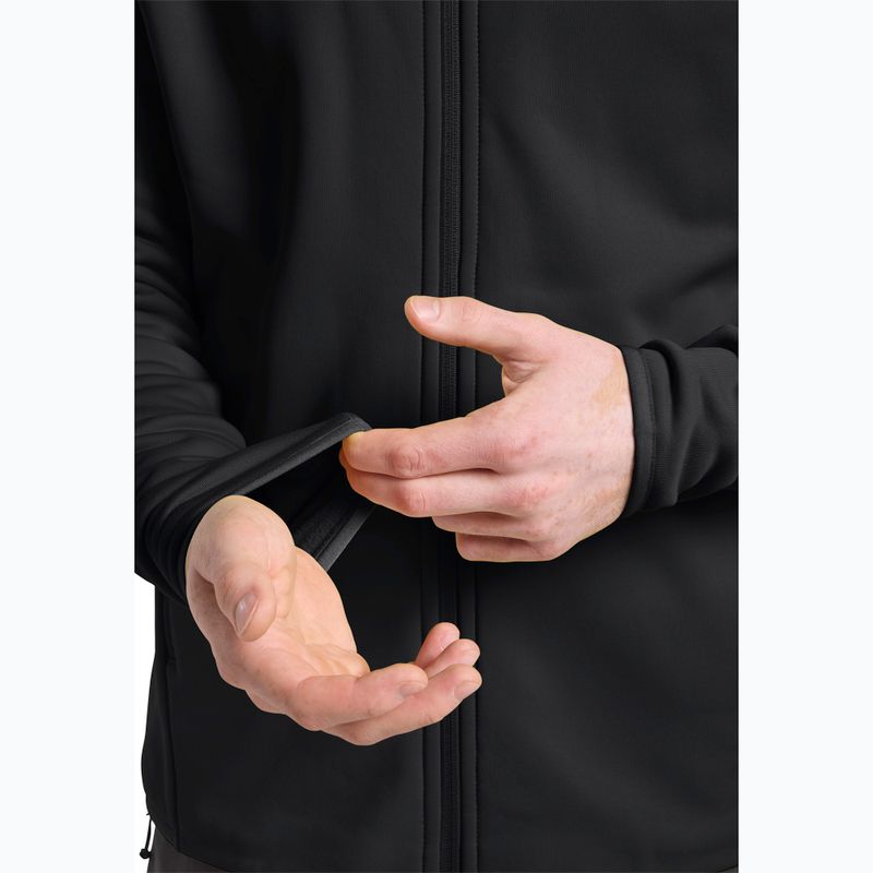 Jack Wolfskin men's fleece sweatshirt Baiselberg Fz black 6