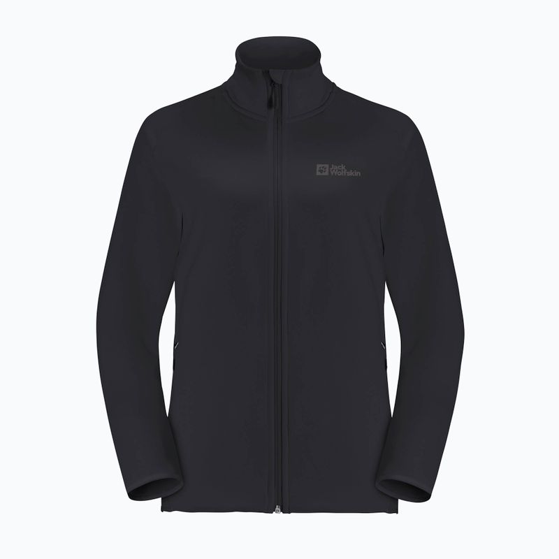 Jack Wolfskin men's fleece sweatshirt Baiselberg Fz black 7