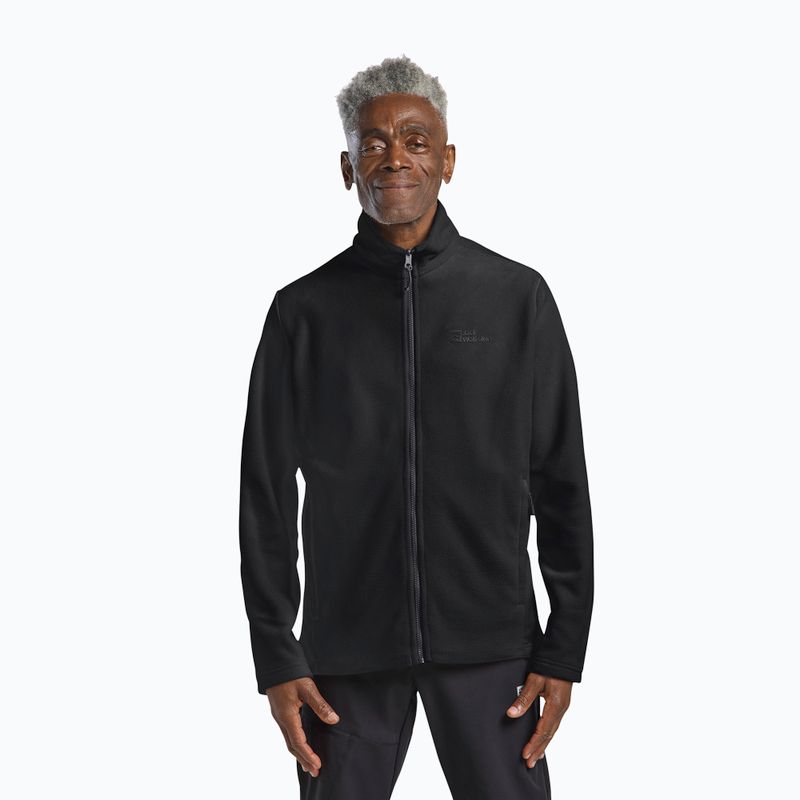 Jack Wolfskin men's fleece jacket Winterstein Fz black