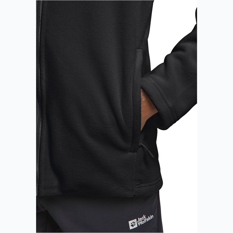 Jack Wolfskin men's fleece jacket Winterstein Fz black 4