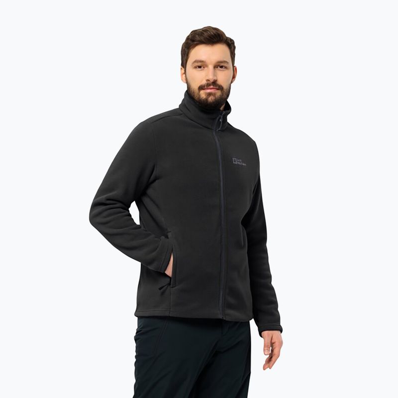 Jack Wolfskin men's fleece jacket Winterstein Fz black