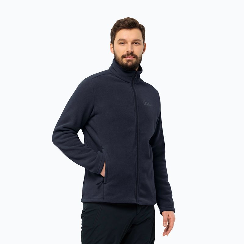 Jack Wolfskin men's fleece jacket Winterstein Fz night blue