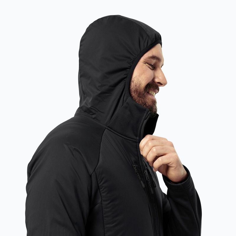 Men's hybrid jacket Jack Wolfskin Alpgrat Pro Ins Fz black 4