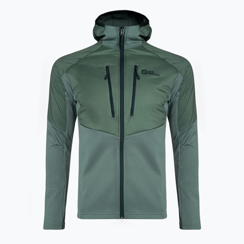 Men's hybrid jacket Jack Wolfskin Alpgrat Pro Ins Fz hedge green 5