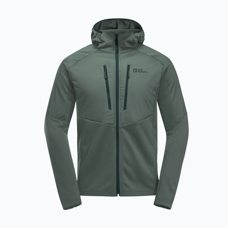 Men's hybrid jacket Jack Wolfskin Alpgrat Pro Ins Fz hedge green 8