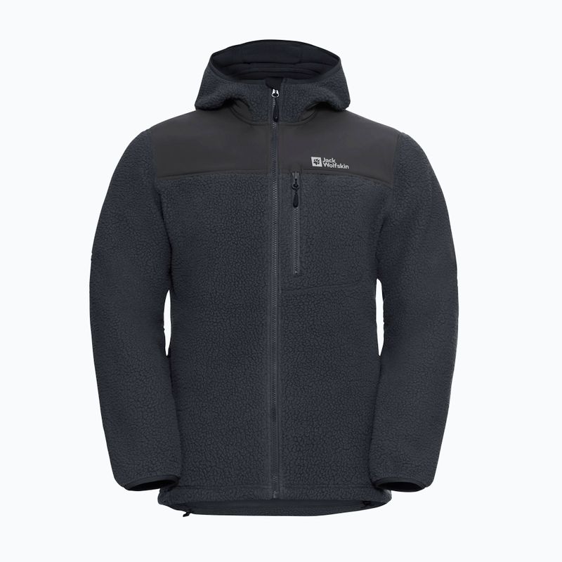 Jack Wolfskin men's Kammweg Pile Fz phantom fleece sweatshirt 9