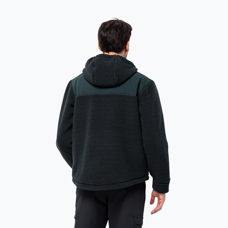 Men's Jack Wolfskin Felslicht Hooded fleece sweatshirt night blue 2