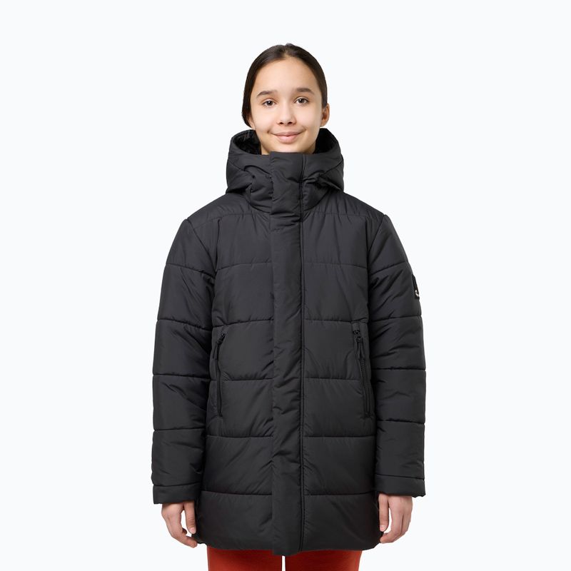 Jack Wolfskin Teen Ins Long granite black children's insulated jacket
