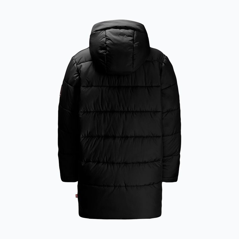 Jack Wolfskin Teen Ins Long granite black children's insulated jacket 6