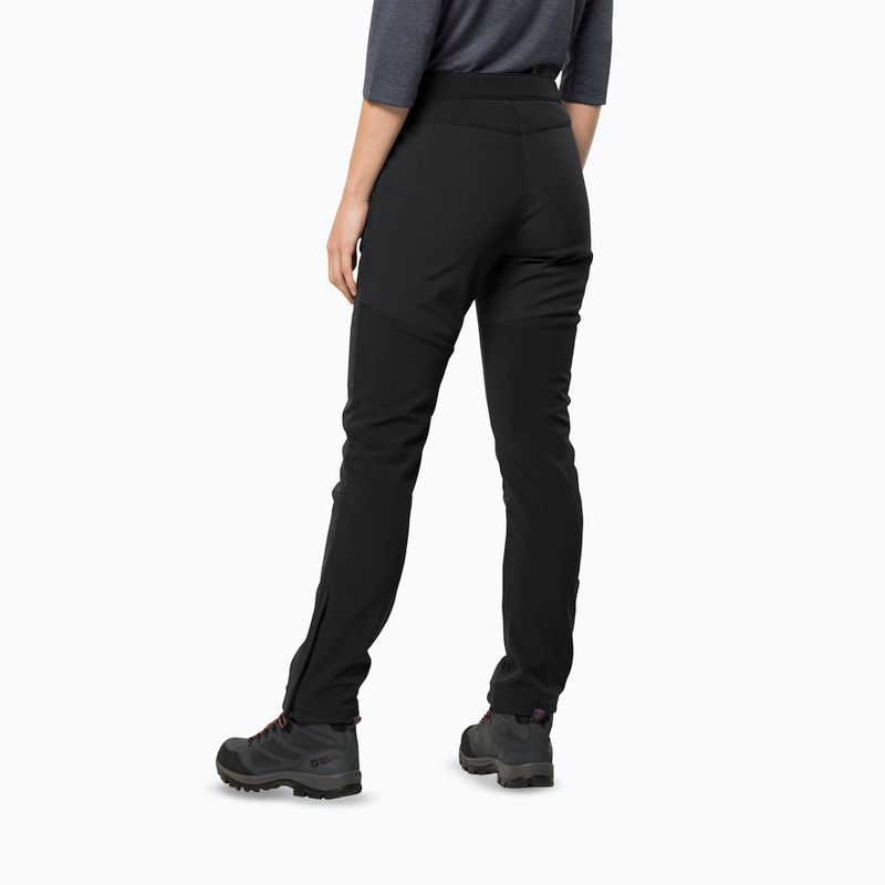 Jack Wolfskin women's trekking trousers Stollberg black 2