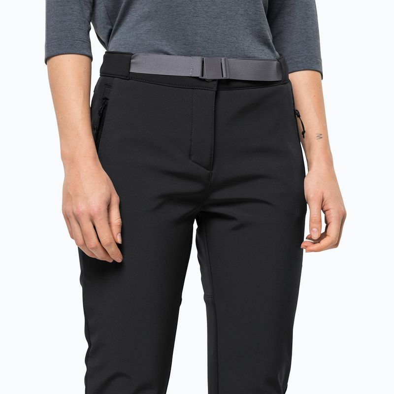 Jack Wolfskin women's trekking trousers Stollberg black 3