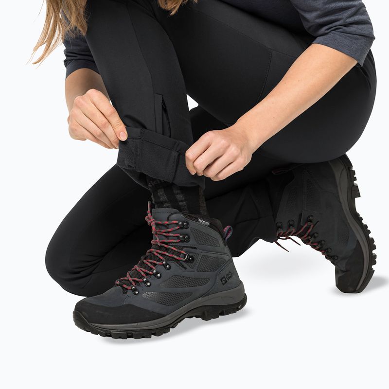 Jack Wolfskin women's trekking trousers Stollberg black 4