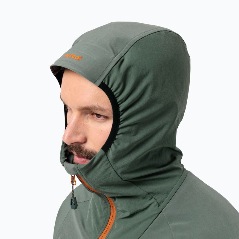 Jack Wolfskin men's softshell jacket Alpspitze Hoody hedge green 5