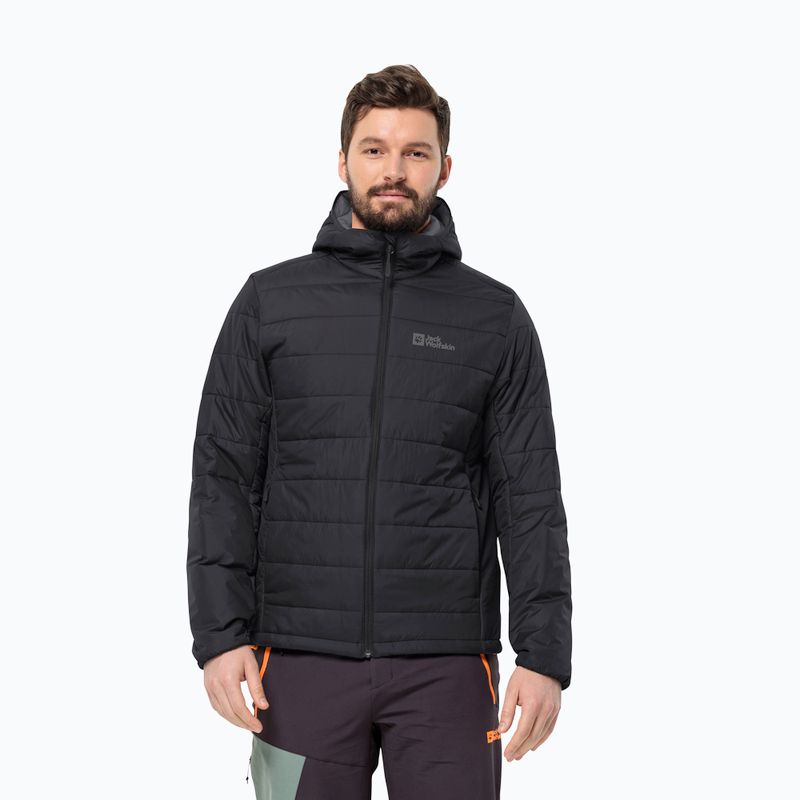 Jack Wolfskin men's down jacket Lapawa Ins Hoody black