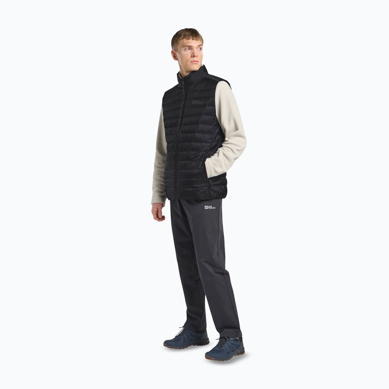 Men's Jack Wolfskin Pilvi Down trekking gilet black 2