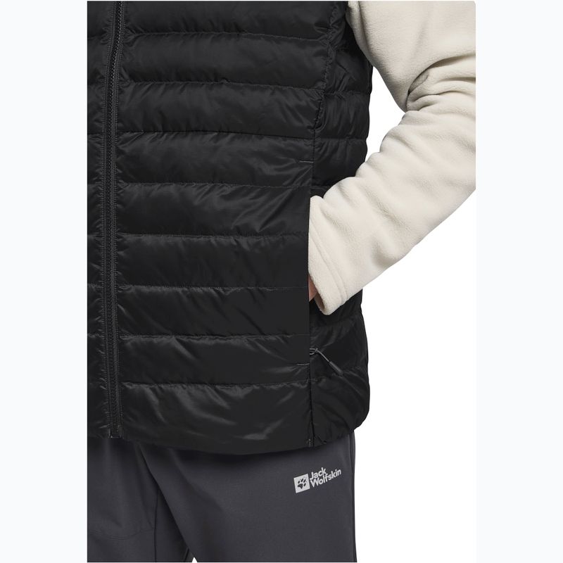 Men's Jack Wolfskin Pilvi Down trekking gilet black 6