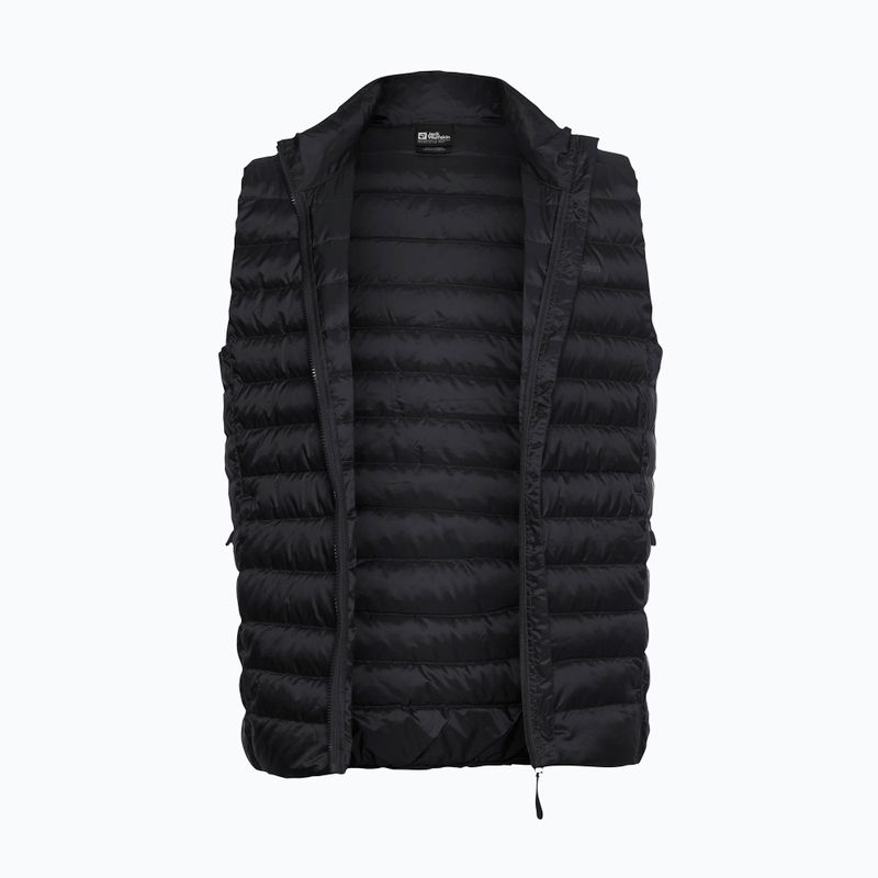 Men's Jack Wolfskin Pilvi Down trekking gilet black 8