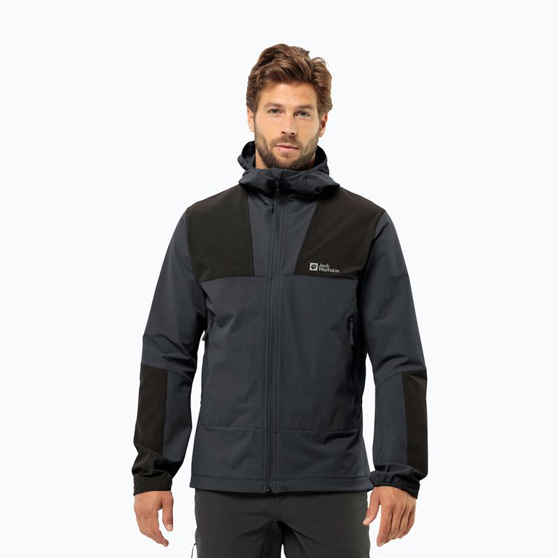 Jack Wolfskin Andur phantom men's softshell jacket