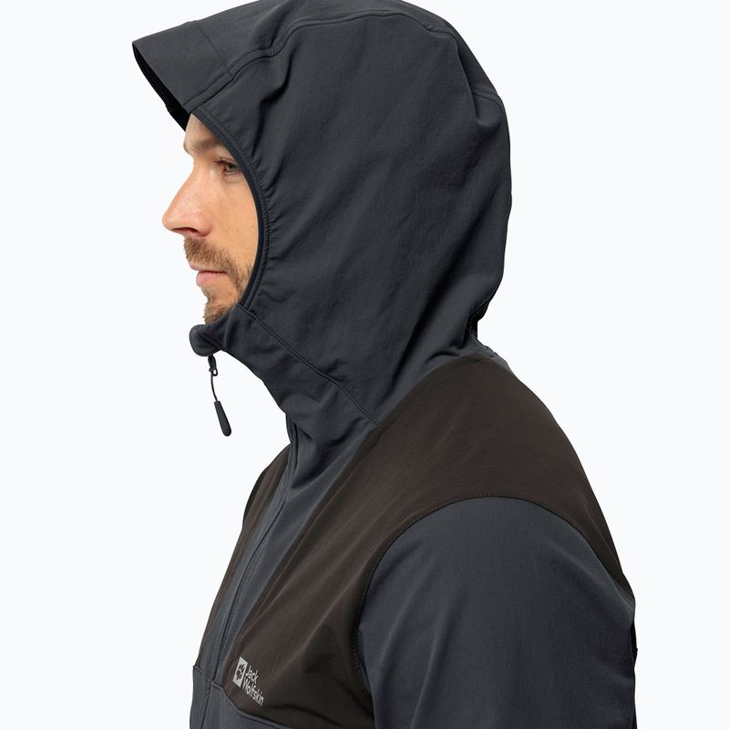 Jack Wolfskin Andur phantom men's softshell jacket 2