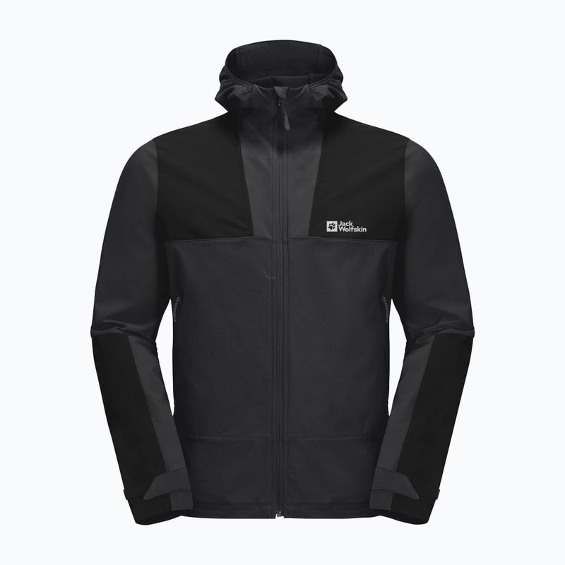 Jack Wolfskin Andur phantom men's softshell jacket 4
