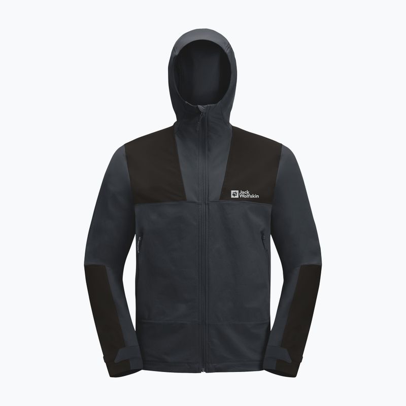 Jack Wolfskin Andur phantom men's softshell jacket 5