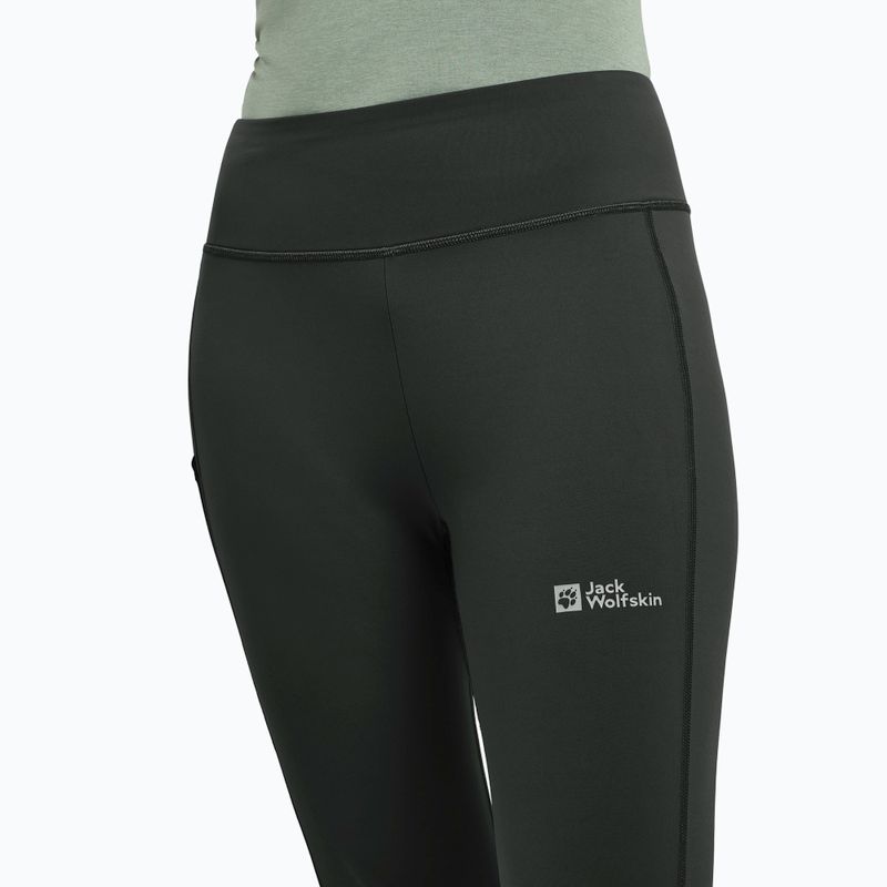 Jack Wolfskin women's trekking trousers Klintal Tights black 4