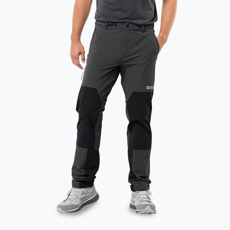 Men's softshell trousers Jack Wolfskin Andur phantom