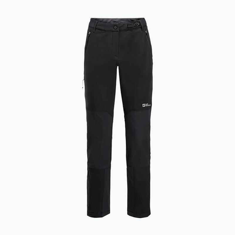 Women's softshell trousers Jack Wolfskin Andur black 6