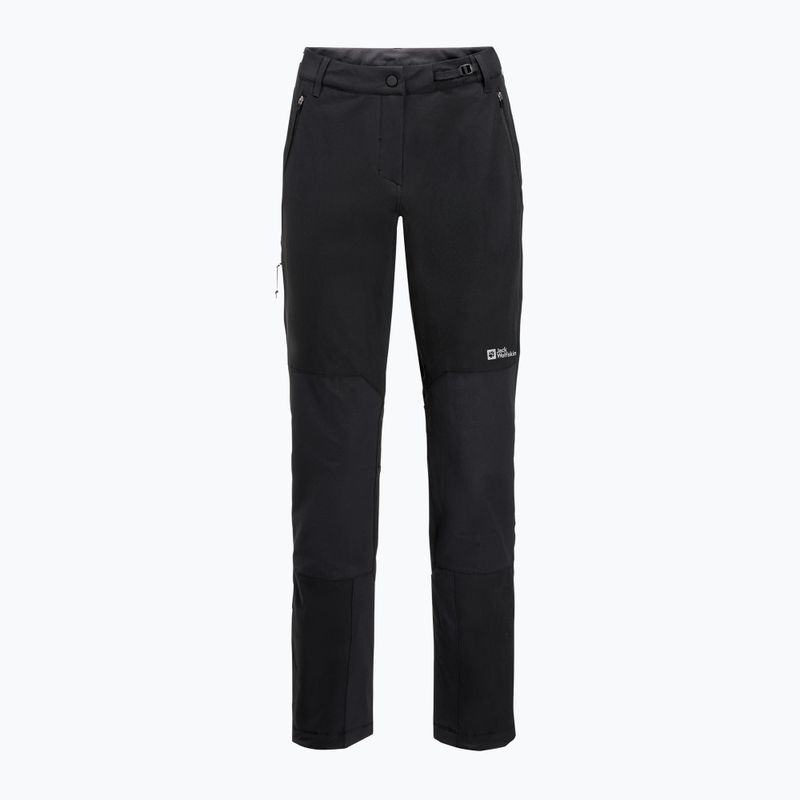 Women's softshell trousers Jack Wolfskin Andur black 7
