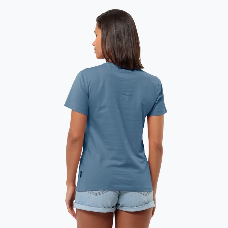 Jack Wolfskin women's T-shirt Discover Heart elemental blue 2