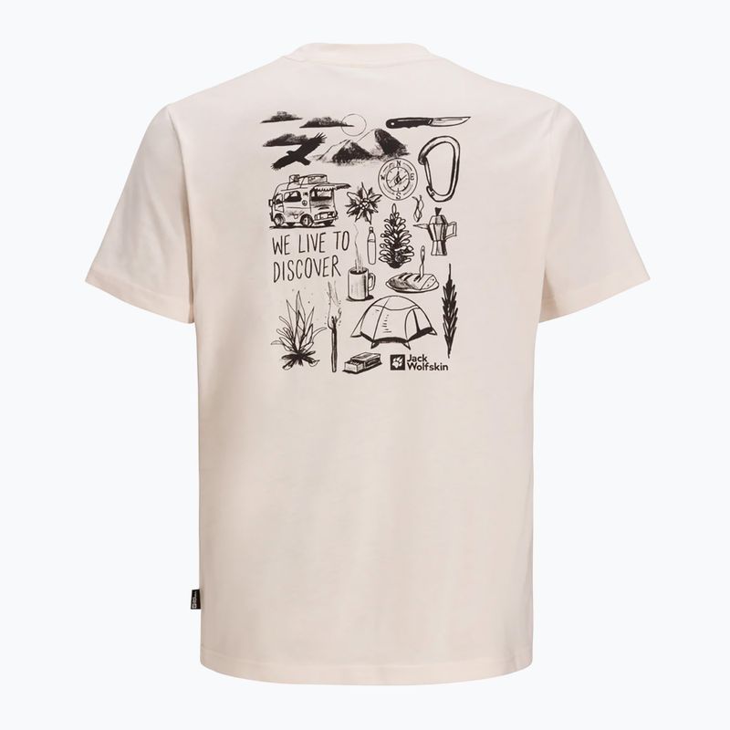 Jack Wolfskin men's T-shirt Discover sea shell 5
