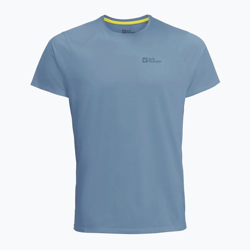 Jack Wolfskin Prelight Trail men's trekking t-shirt elemental blue 3
