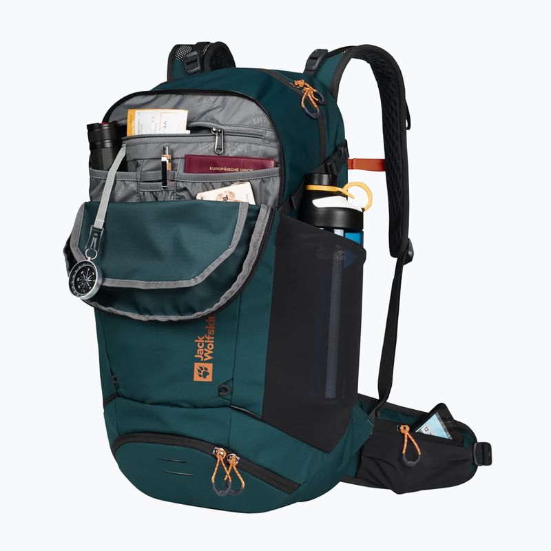 Jack Wolfskin Moab Jam Shape 30 l sea green bicycle backpack 3