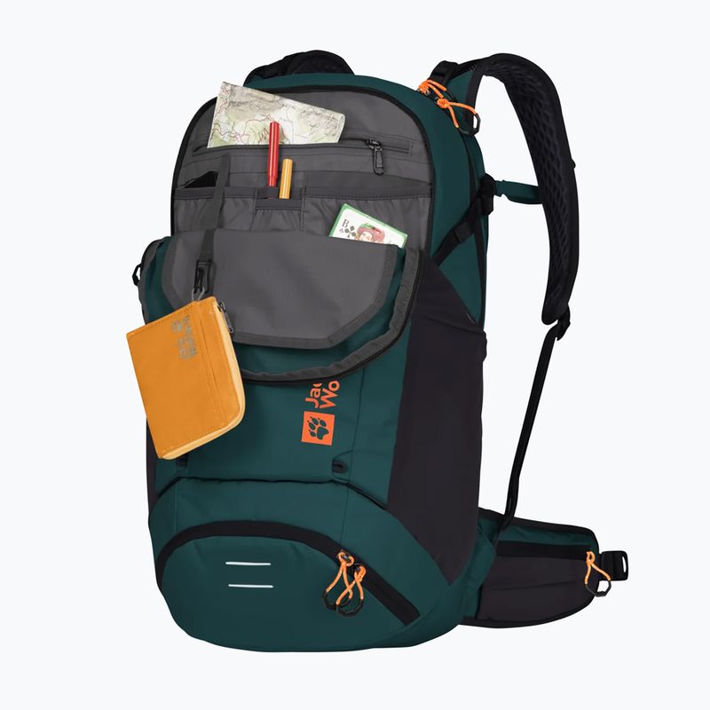 Jack Wolfskin Moab Jam Shape 25 l sea green bicycle backpack 3