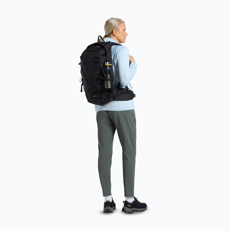 Jack Wolfskin Wandermood Rolltop 30 l hiking backpack granite black 12